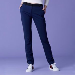 DVF Robbie Pant in Navy Blue